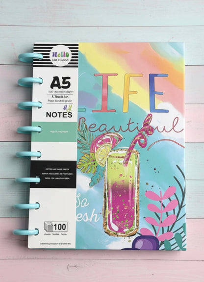 My Notes Series Acrylic
Rings - Notebook / Journal