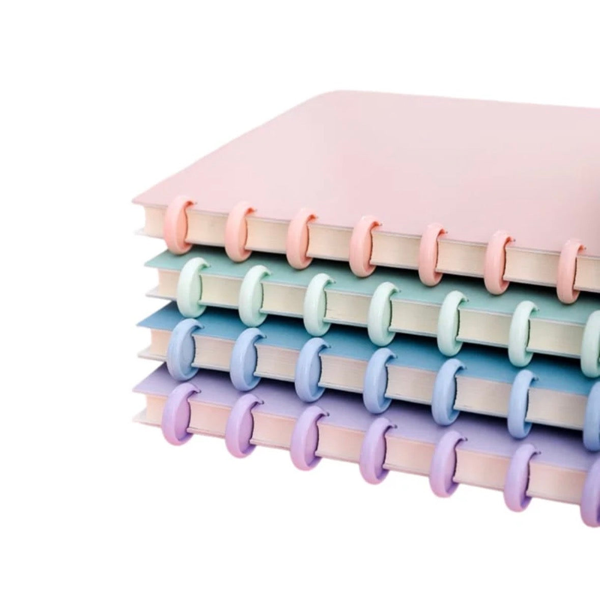 Simple Acrylic Rings Notebook